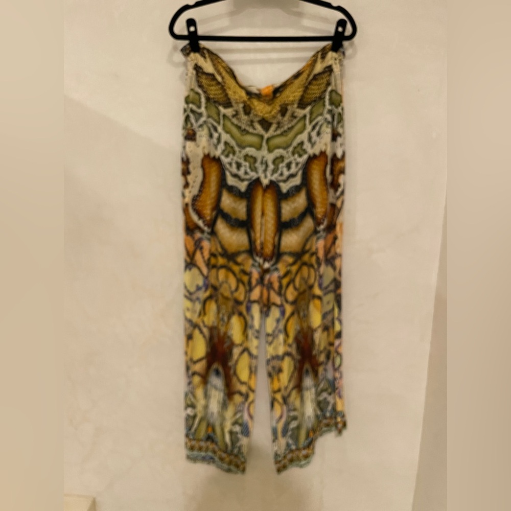 Camilla Franks, Harem Pants With Fitted Ankles, Medusa, 100% Silk, OS